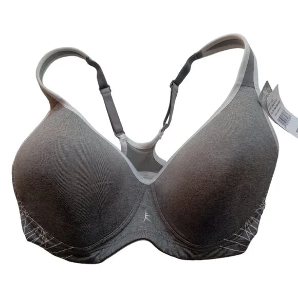 NWT Danskin 34DDD/1X Heather Grey Sports Bra - Picture 9 of 9
